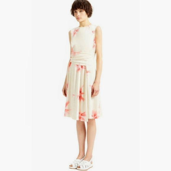 Sportmax Watercolor Floral Sheath Drees - Picture 3 of 12